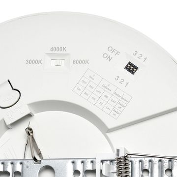 Потолочный светильник CCT/датчик движения 18W 3000-6500K 7754/18L белый MITRA NEBULA Sonex