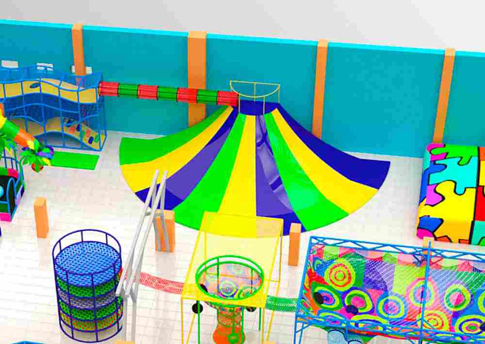 Аттракцион горка-скалолазка Вулкан №2