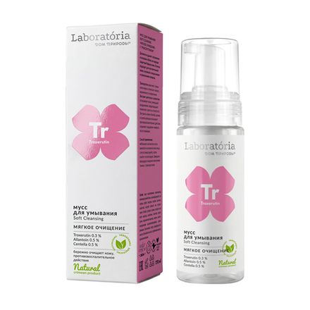 Laboratoria Мусс для умывания "Soft cleansing. Мягкое очищение" для чувствительной кожи с троксерутином