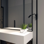 DK5343-BK Светильник для трека Air, серия Spot 4000 со светодиодом, ?26*495мм, 48V DC, 2W, RA?90, 24°, 4000K, IP20, черный, алюминий