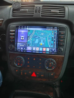 Магнитола для Mercedes-Benz R (W251) 2005-2015 (рамка с крутилками) - Carmedia EW-M906 QLed+2K, Android 13, UIS7870 (DUDU7), CarPlay, SIM-слот