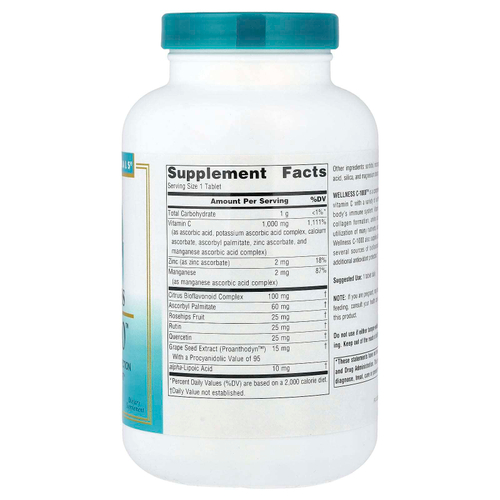 Source Naturals, Wellness C-1000™, 200 таблеток