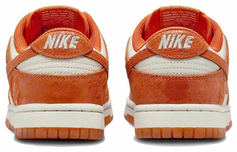 Кроссовки Nike Dunk Low Wmns "Cracked Orange""Total Orange" (Женская размерная сетка)