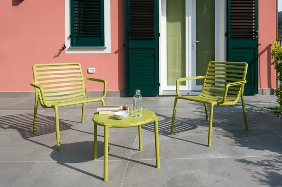 Журнальный столик Doga Ø50 см грушевый