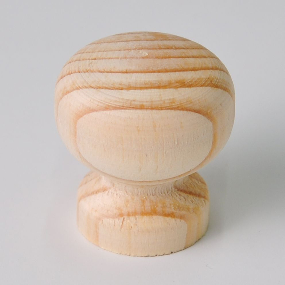 Комплект ручек мебельных DIY массив сосны цвет натуральный