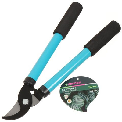 Сучкорез 350 мм, прямого реза, Grandy, рук сталь, резина