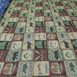 Ткань гобелен гостиный Шале охота (160 см) - 1 м.