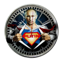 Настенные часы для супергероев России "Путин Супермен" (-)