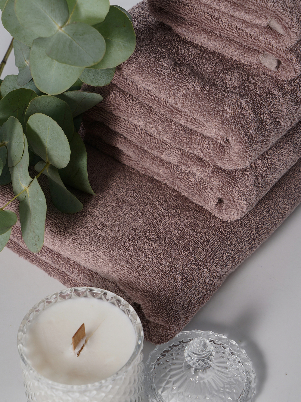 Набор полотенец 5шт Claire Batiste Atelier Brise светлая сирень