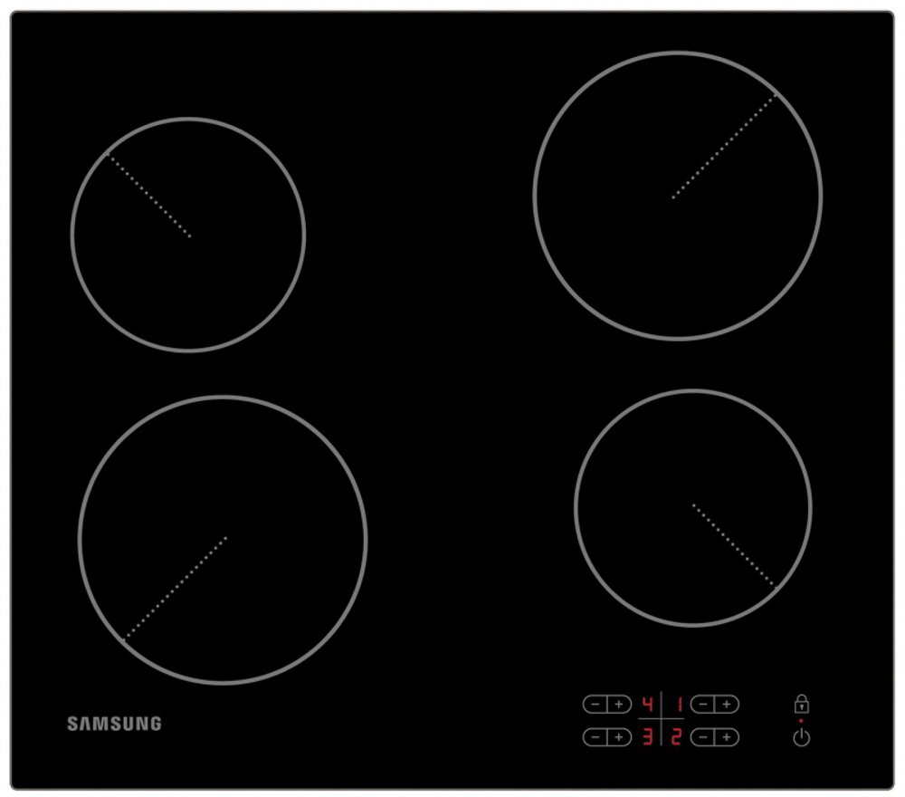Встраиваемая электрическая варочная панель Samsung NZ64T3506AK/WT