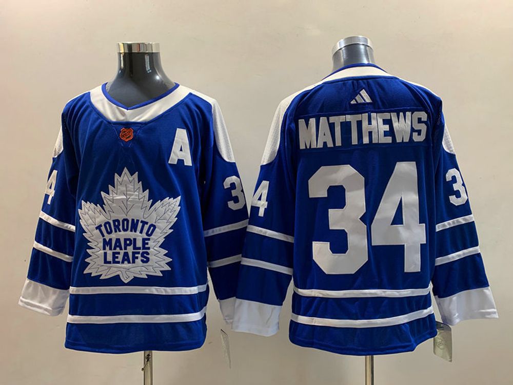 Купить хоккейный свитер НХЛ Toronto Maple Leafs Остона Мэттьюса в Москве - ADIDAS REVERSE RETRO 2022