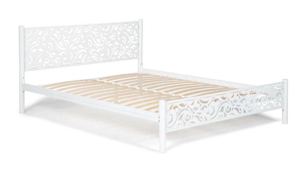 Кровать Форвард Парма 140*200, белый шагрень