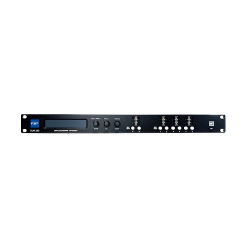FBT DLM-260 - цифровой процессор управления громкоговорителями, 2 входа, 6 выходов