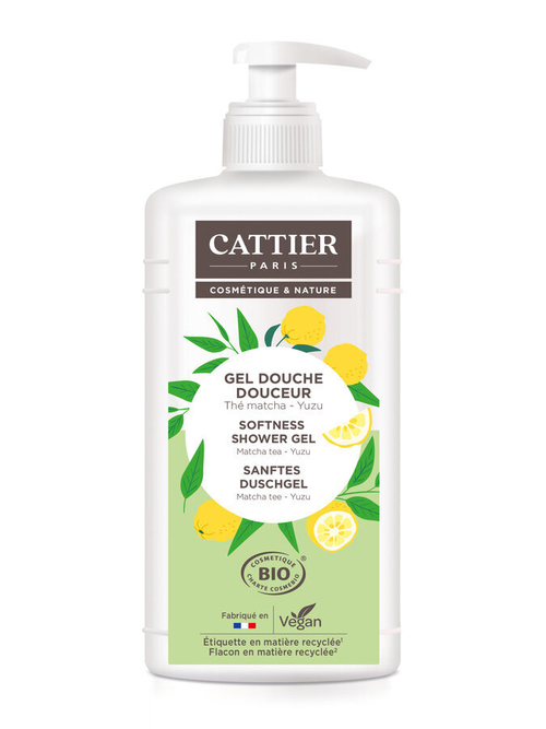 Гель для душа Cattier Matcha Tea-Yuzu, 1 л, 1000 мл