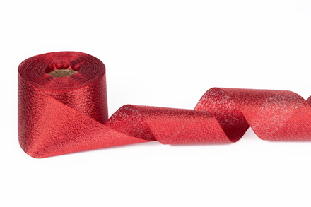 "BLITZ" С3400Г17 лента металлизированная 55 мм ± 5 мм , красный