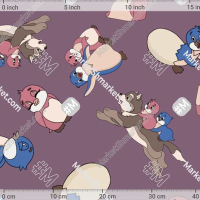 Лоло и Пепе пингвины by Homefort 238 DPI