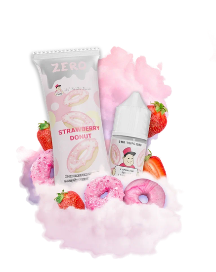 Жидкость (М) Candyman Zero (27 мл, 0 мг) Strawberry Donut