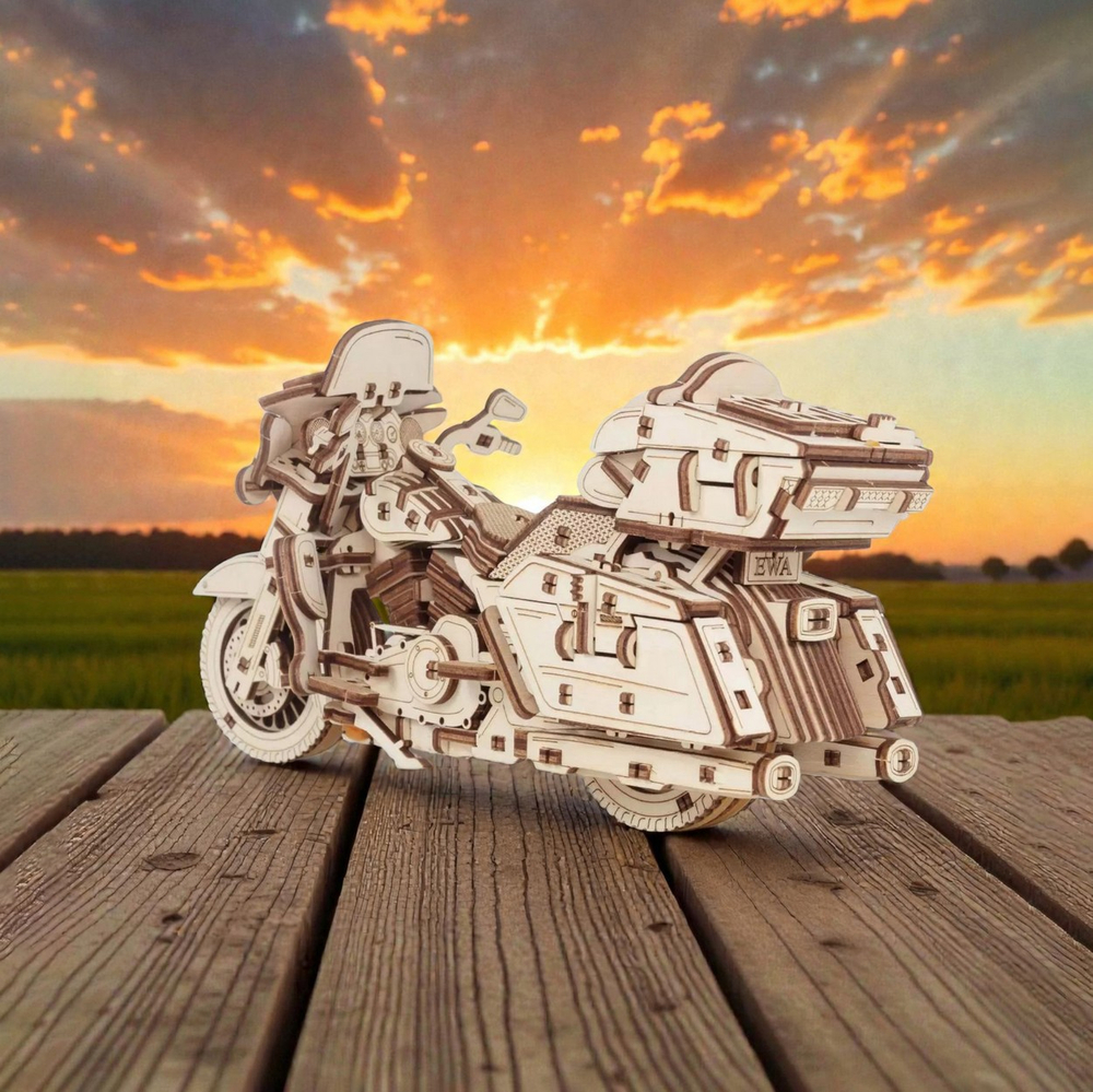 Деревянный конструктор Мотоцикл Байк Туринг (EWA)