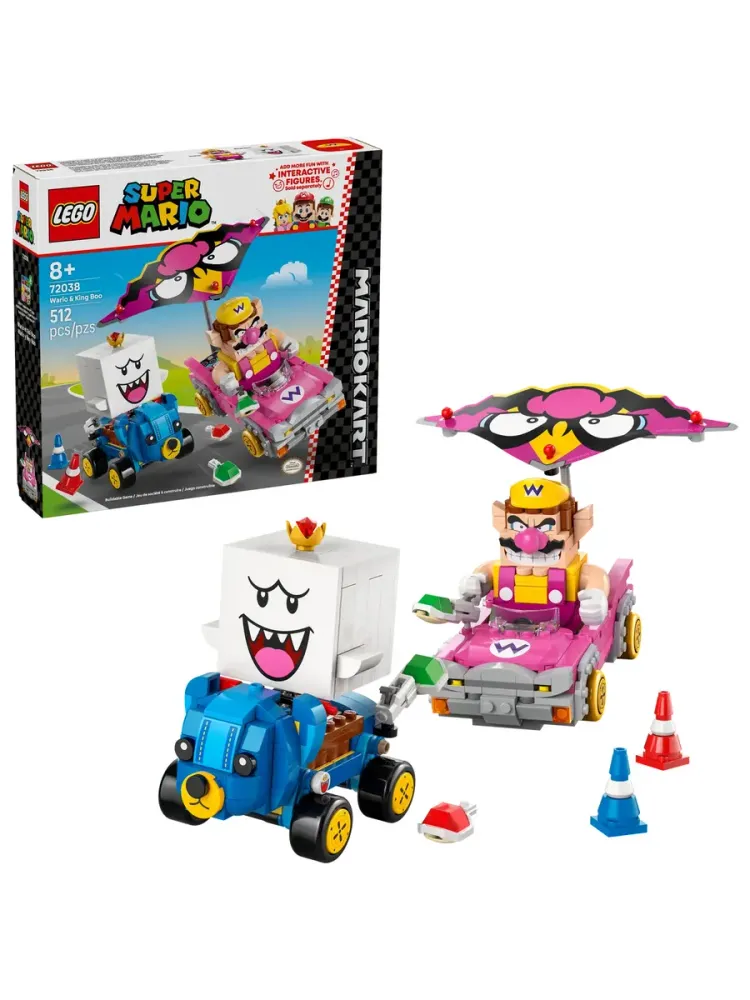 Конструктор Super Mario 72038 Mario Kart — Варио и Король