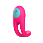 Розовое виброкольцо с пультом ДУ I-Moon Candy MY-1001