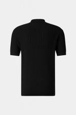 Джемпер с коротким рукавом BOGNER TOBIAS в черном цвете