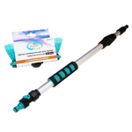 Щетка для мытья авто телескоп, 65-100 см, с краном и переходником, Autovirazh, AV-2176