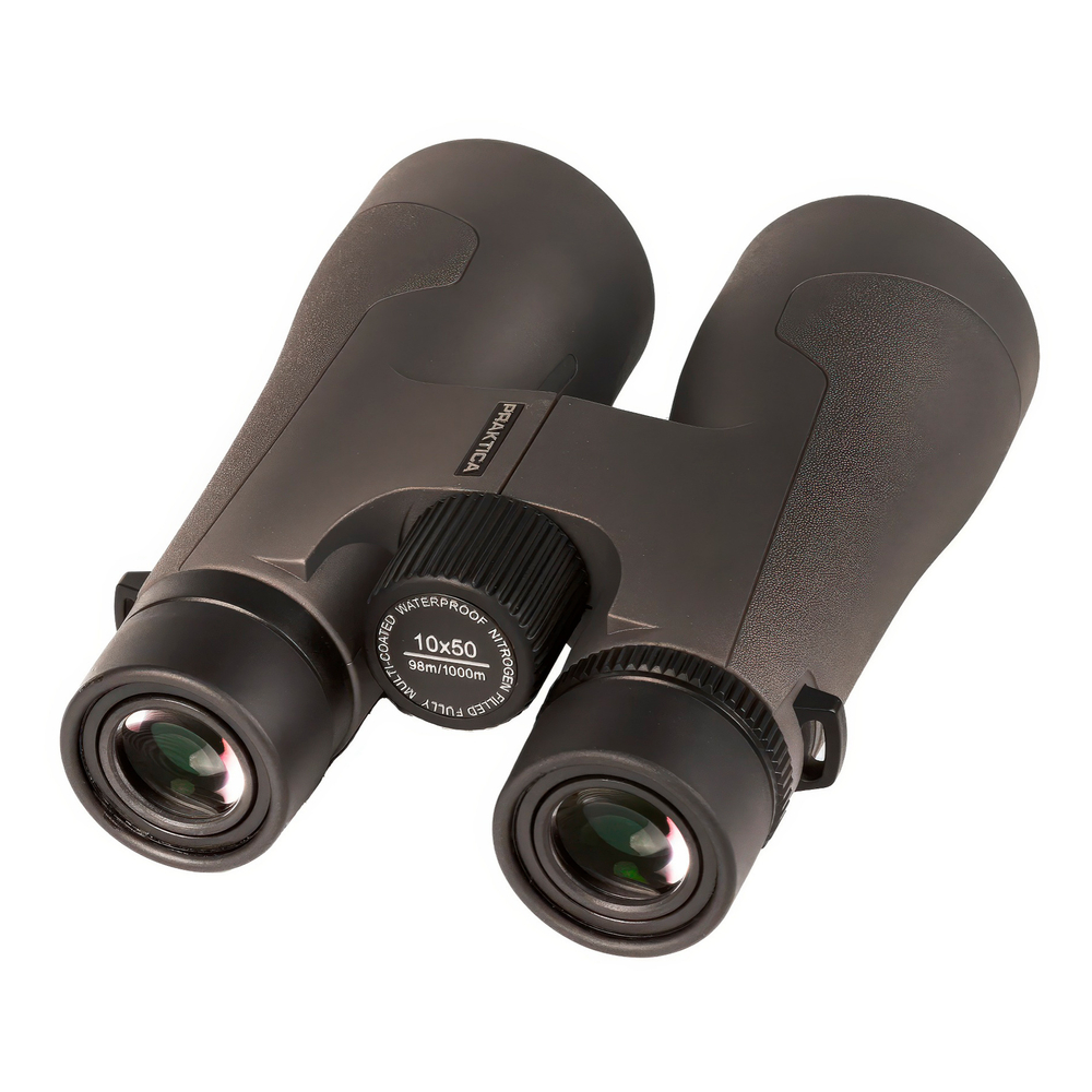 Бинокль Praktica Pioneer R 10x50 Waterproof - 10-кратное увеличение для детализированного наблюдения на дальних расстояниях