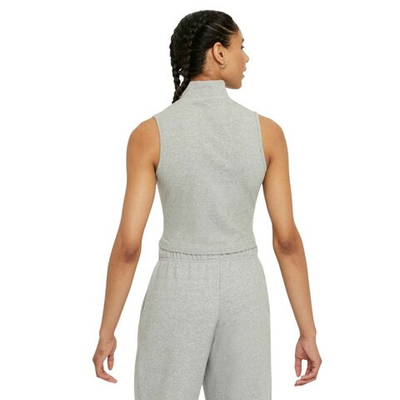 Баскетбольная женская футболка Nike Sportswear Essential Mock Top Gray