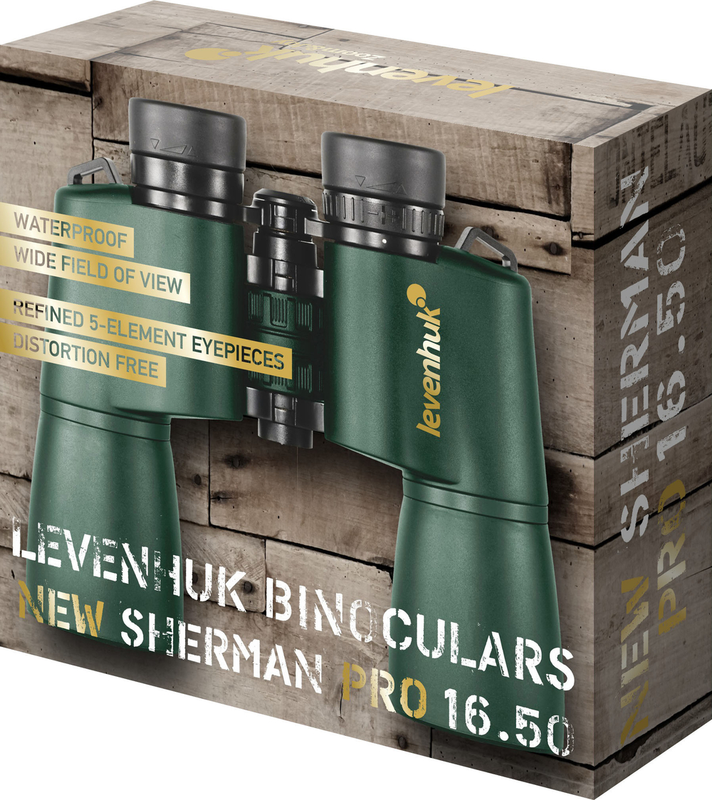 Бинокль Levenhuk New Sherman PRO 16x50