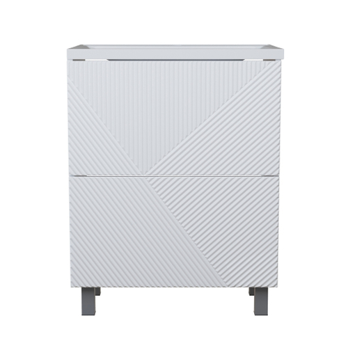 Тумба д/ванной "ВЕКТОР-65" "push-to-open" под раковину Нелли-65 (MIXLINE) (ПВХ)