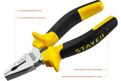 Плоскогубцы Stayer HERCULES Professional 2203-1-20 200мм 2203-1-20_z02