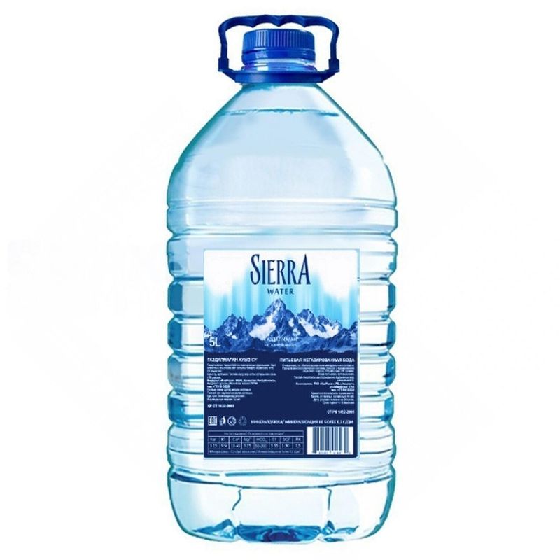 Вода питьевая Sierra негазированная 5 л/бут 2 бут/упак
