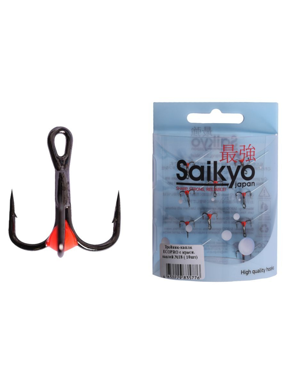 Тройник-капля ECOPRO с красной каплей №16 (в упаковке 10шт)