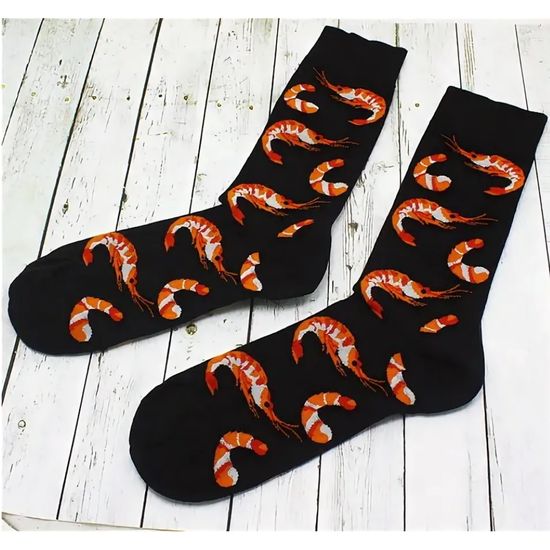 Носки "Йа криветко". р-р 40-44 (черный, оранжевые)