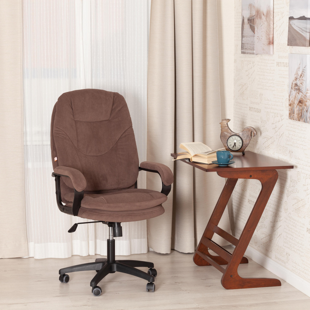 Кресло COMFORT LT (22) флок , коричневый, 6