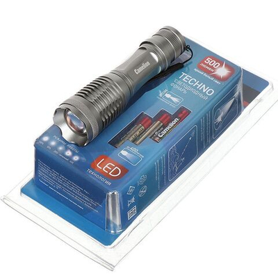 Фонарь ручной, Camelion, 5 137, алюминий, режим SOS, 12974