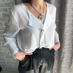 Брошь-подвеска крест с кристаллами и речным жемчугом