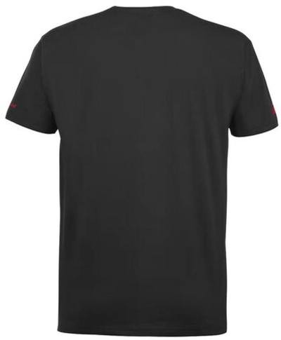 Мужская теннисная футболка Babolat Cotton T-Shirt Lebron - black/black