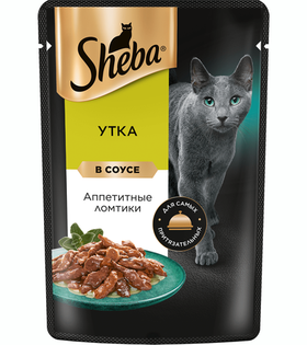 Шеба Ломтики в соусе Утка 75гр.