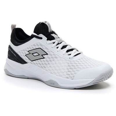 Мужские кроссовки теннисные Lotto Mirage 500 ALR M - all white/silver met
