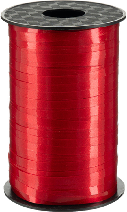 Лента полипропиленовая (0,5 см*250 м) Красный, Лаковый, 1 шт.