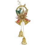 Украшение новогоднее «Звон праздника» 12*30 см, Золото