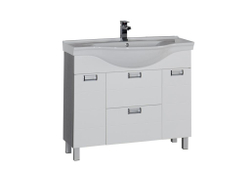 Тумба с раковиной Aquanet Сити 100 венге