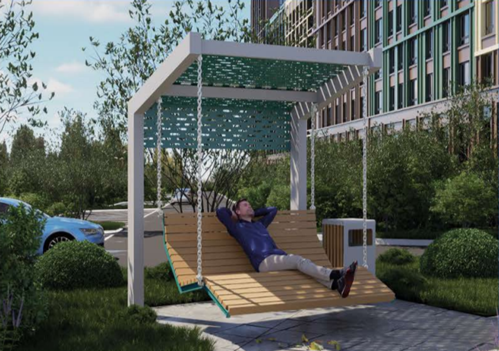 Качели парковые