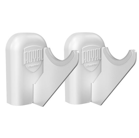 Комплект настенных регулируемых кронштейнов Royal Thermo Design 100, белые