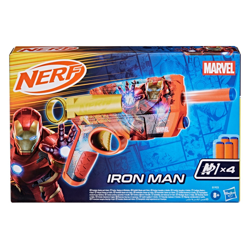 Hasbro G1923 — Бластер Nerf Marvel «Железный человек» со стрелами G1923 — фото 2
