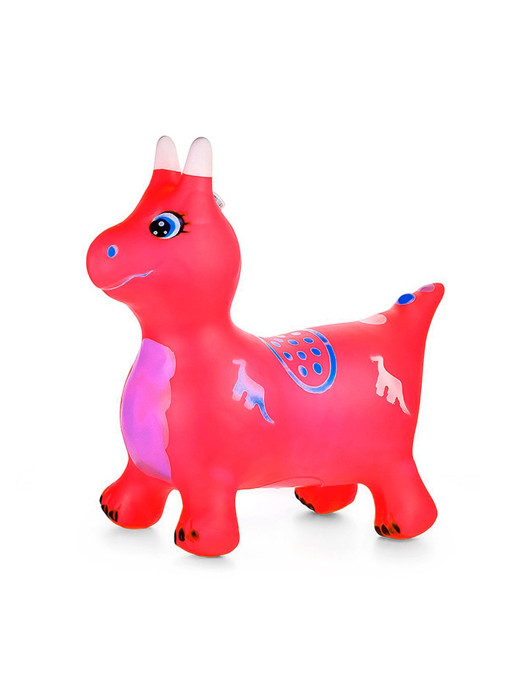 Прыгун надувной Дино (красный цвет)