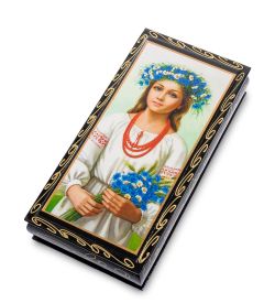 Народные промыслы ШК-11/ 5-C Шкатулка-купюрница в технике декупаж (8х17х4)