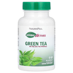 NaturesPlus, Herbal Actives, зеленый чай, 400 мг, 60 капсул