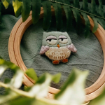 Брошь "Сова"